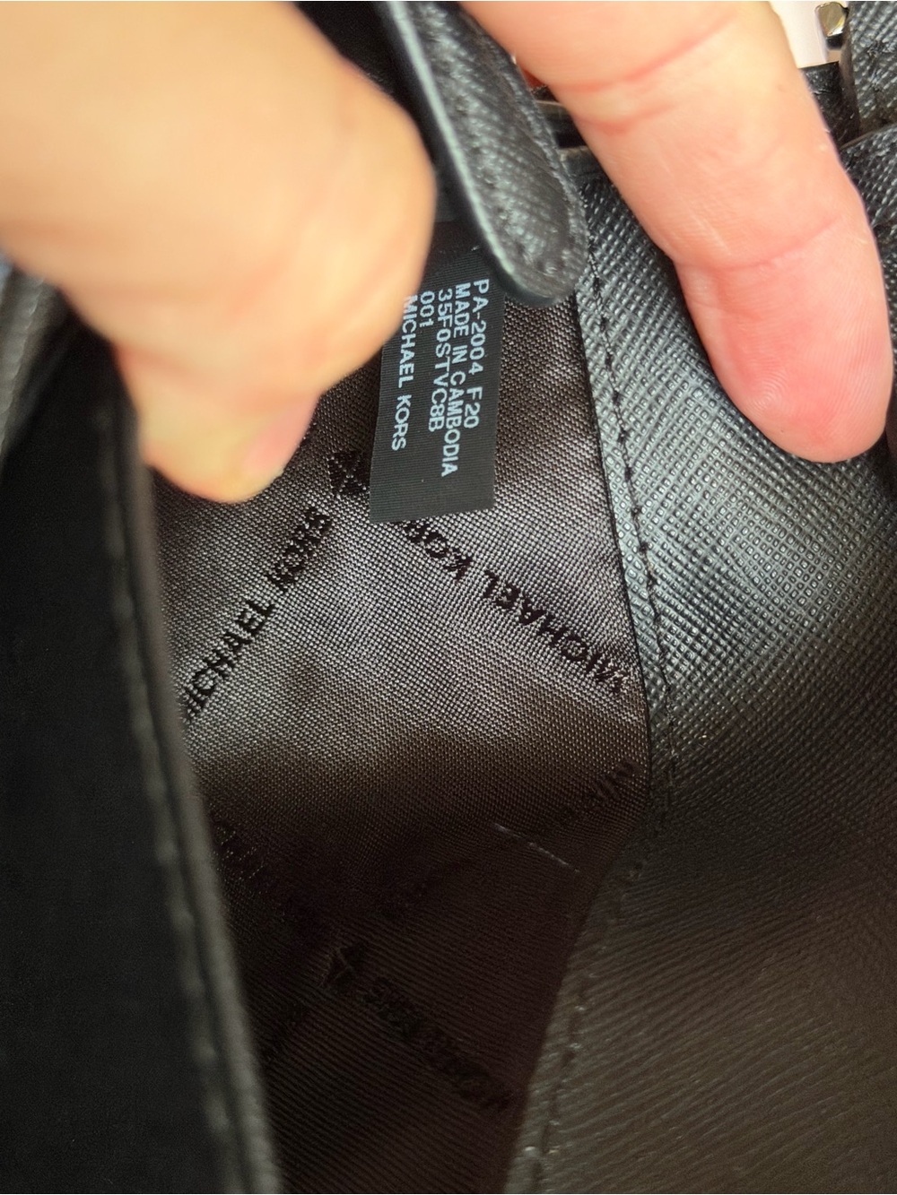 MICHAEL KORS Jet Set Medium Signature Logo Crossbody Bag in Gray/ Black - Picture 10 of 16